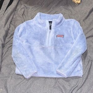 Vineyard Vines Kids Light Blue Fleece Jacket
